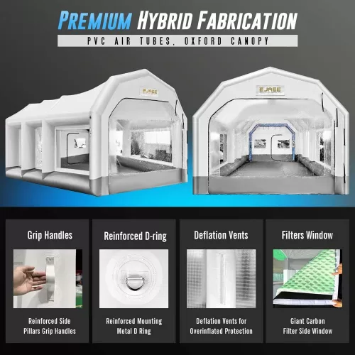 24x15x12ft Inflatable paint booth for cars