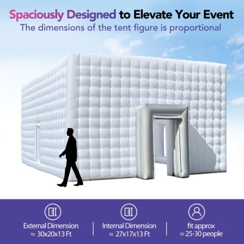 portable inflatable party tent