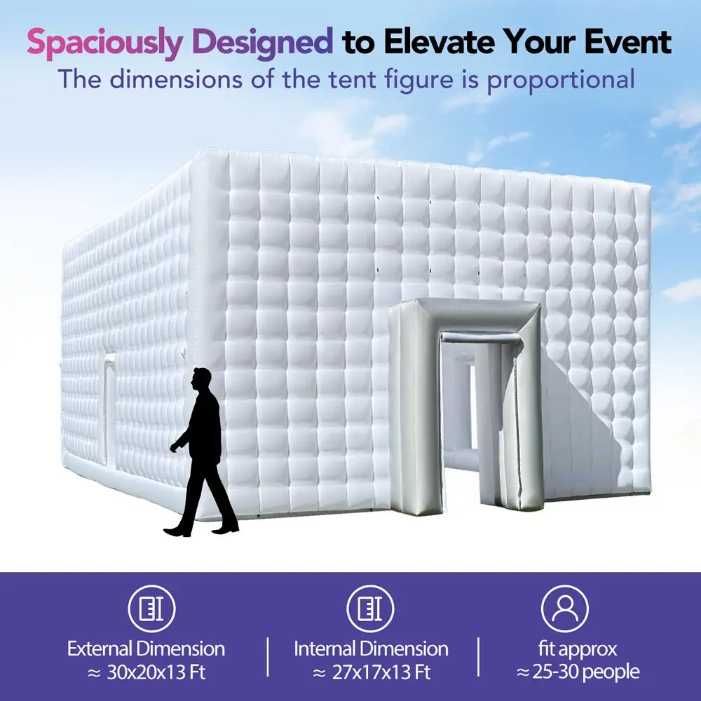 portable inflatable party tent