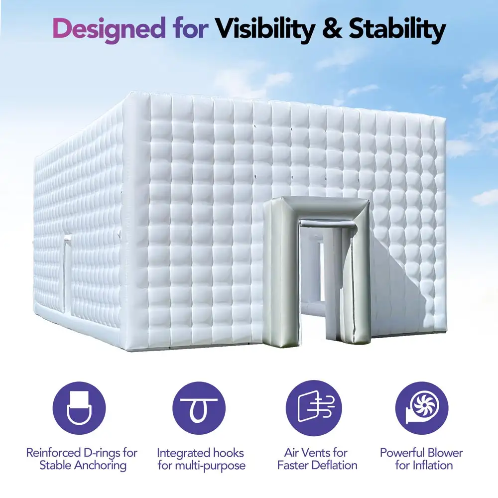 portable inflatable party tent