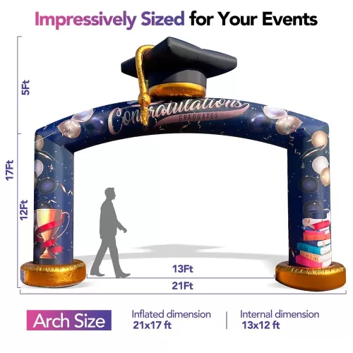 inflatable graduation arch