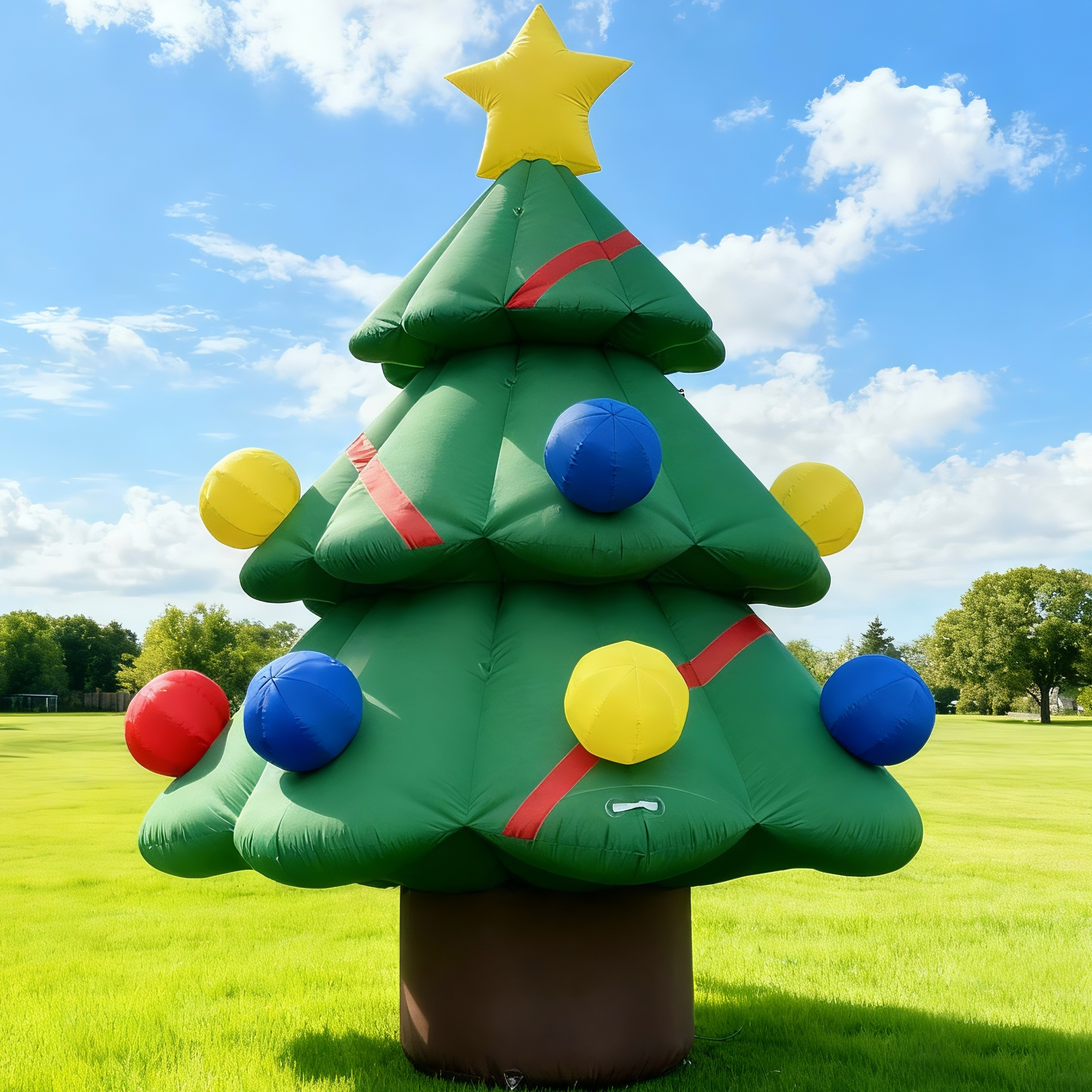 Wellcomer Inflatable Product Wellcomer 26 ft Giant Inflatable Christms Tree - Christmas Décor