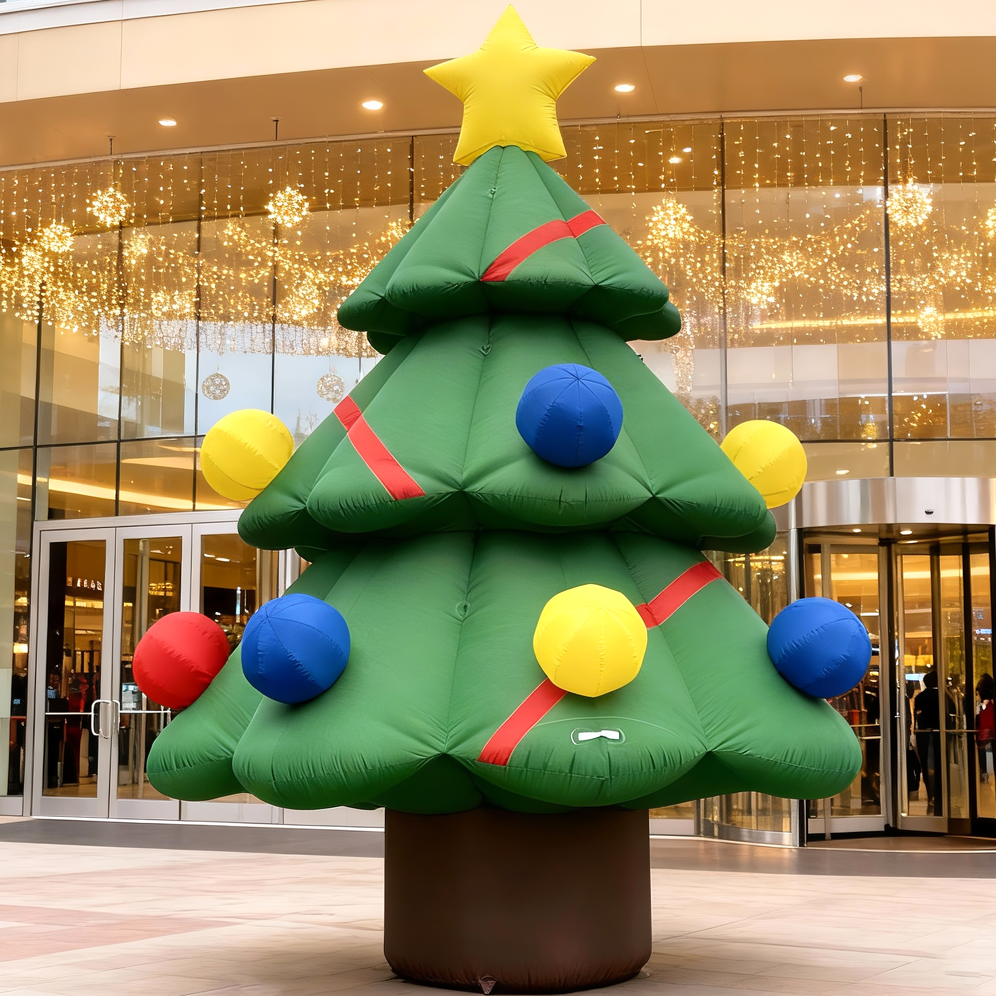 Wellcomer Inflatable Product Wellcomer 20 ft Giant Inflatable Christms Tree - Christmas Décor